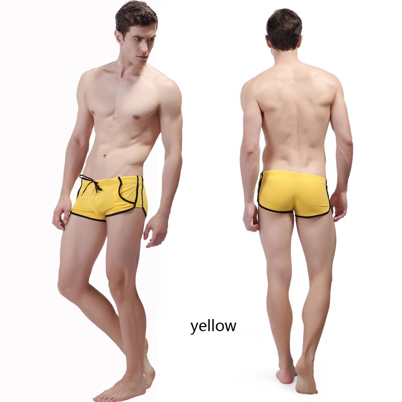 Quần bơi tứ giác trơn màu kiểu sexy cho nam | BigBuy360 - bigbuy360.vn