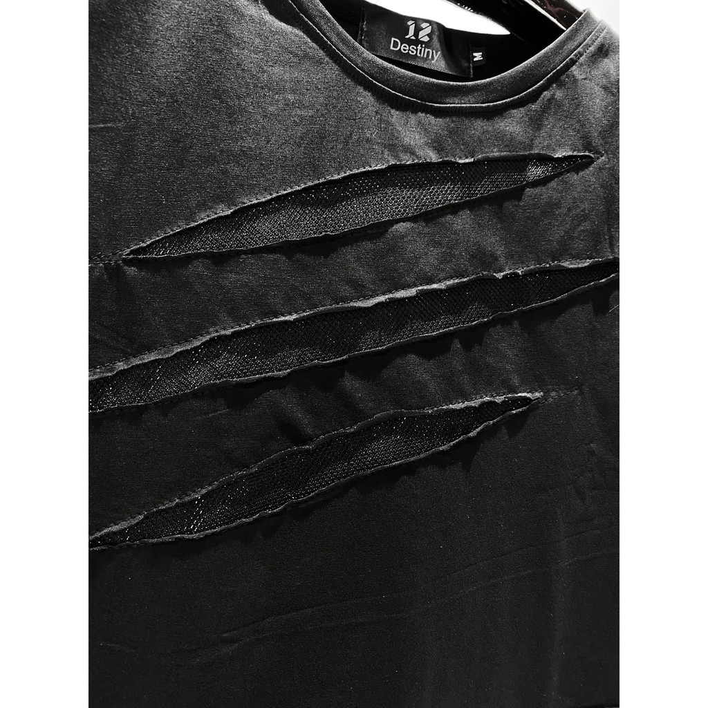 Áo Phông Nam Nữ 12.DESTINY Chi Tiết Móng Vuốt Wolverine Chất Liệu Premium Cotton Màu Đen (THIẾT KẾ ĐỘC QUYỀN) | BigBuy360 - bigbuy360.vn