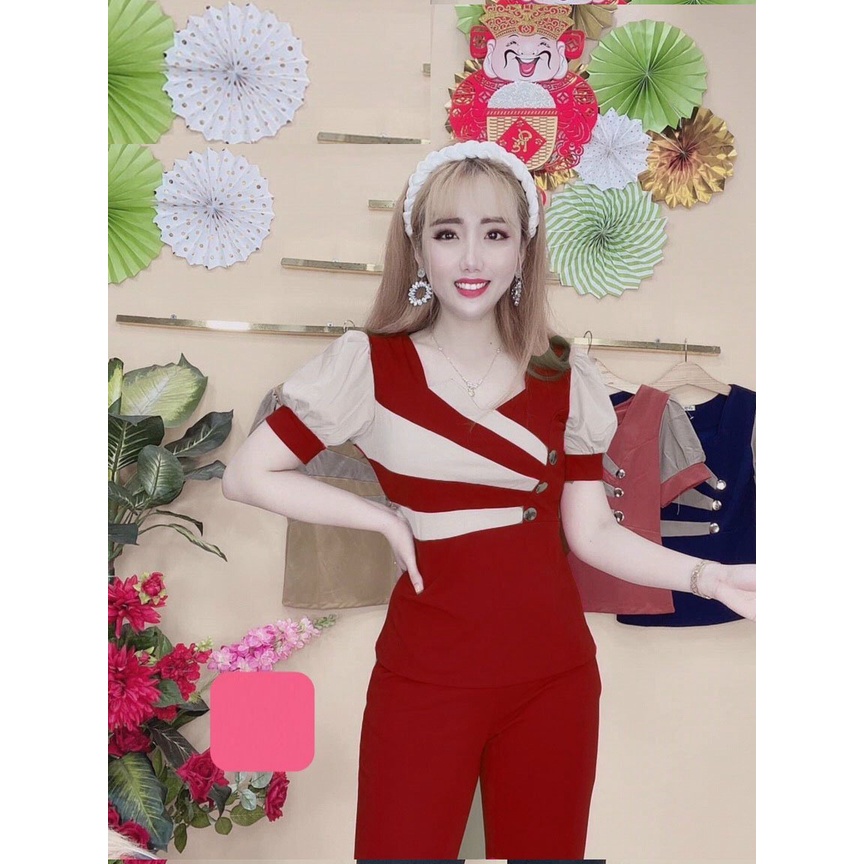 ĐỒ BỘ DÀI THUN CÁT HÀN TAY PHỒNG-CHVV1