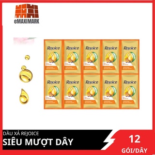 Dầu xả Rejoice Siêu mượt Dây 12 gói