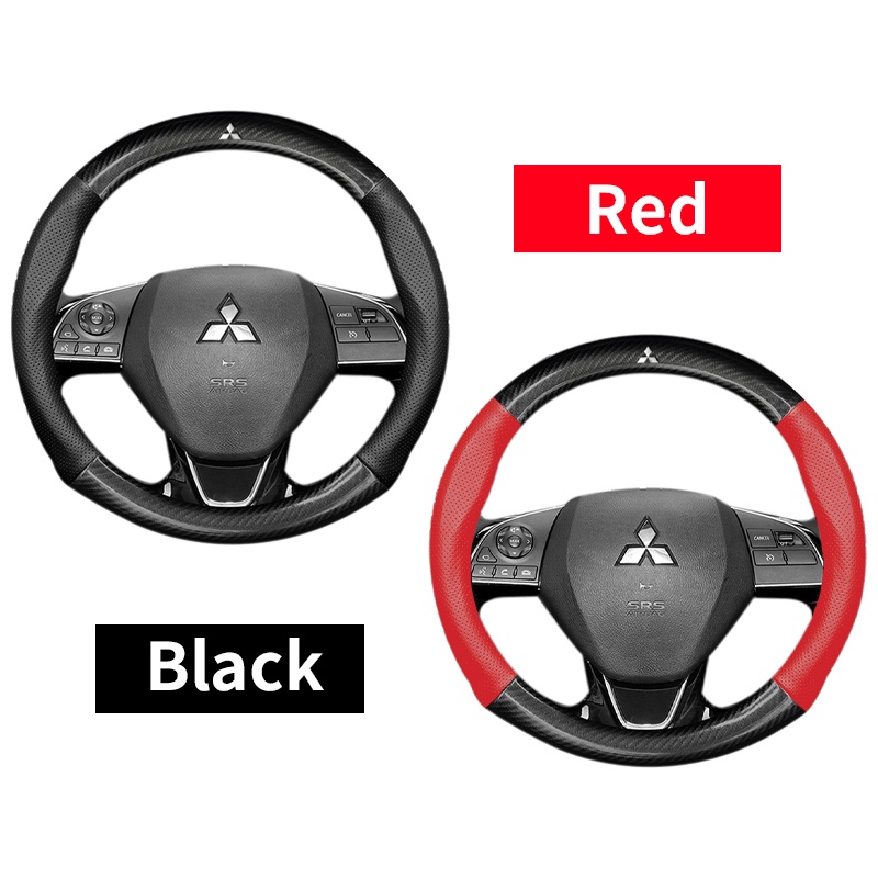 MITSUBISHI Vỏ Bọc Vô Lăng Bằng Sợi Carbon Cho Xpander Triton Lancer Pajero ASX Mirage Grandis Mirage Kuda