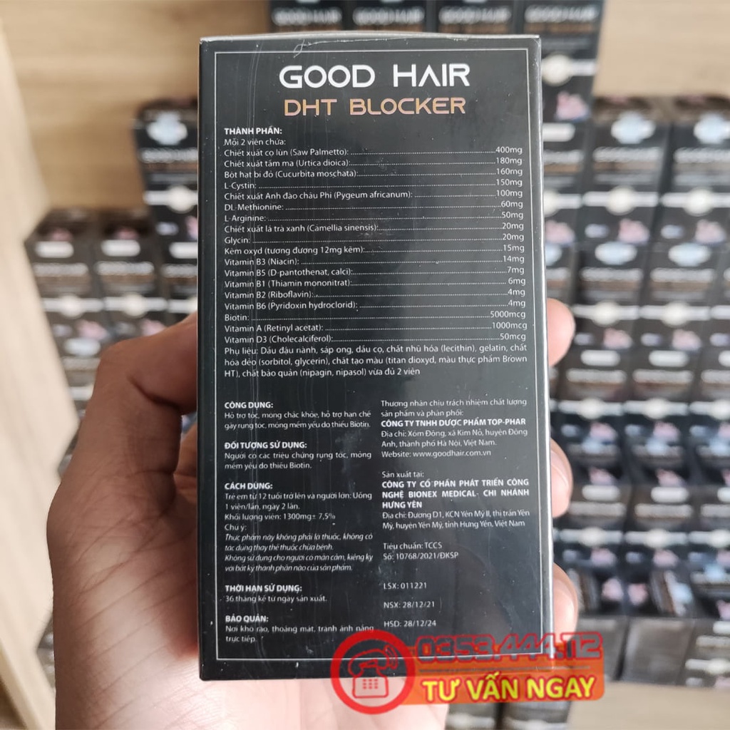 DHT BLOCKER GOOD HAIR Chặn DHT - Ngăn Rụng Tóc
