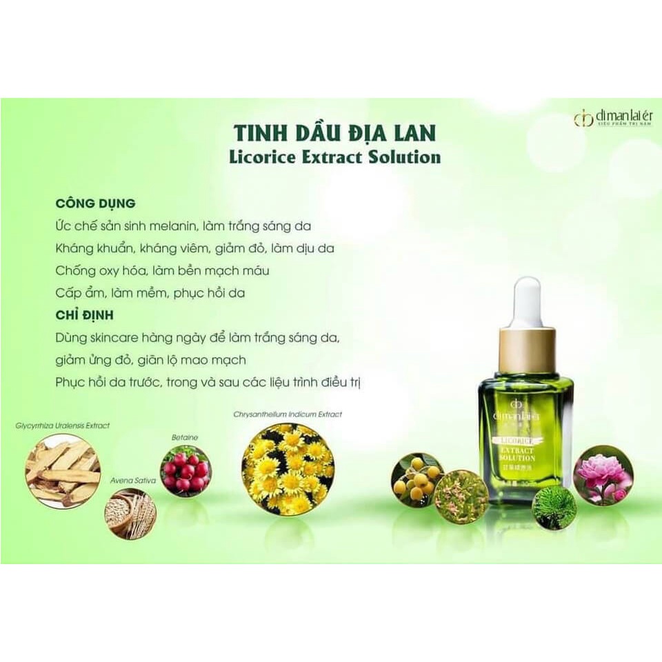 Tinh dầu cam thảo (Tinh dầu địa lan)