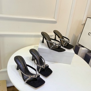 Guốc kẹp xỏ ngón quai đá gót 5P - Guốc gót nhọn 5P quai đá Chile