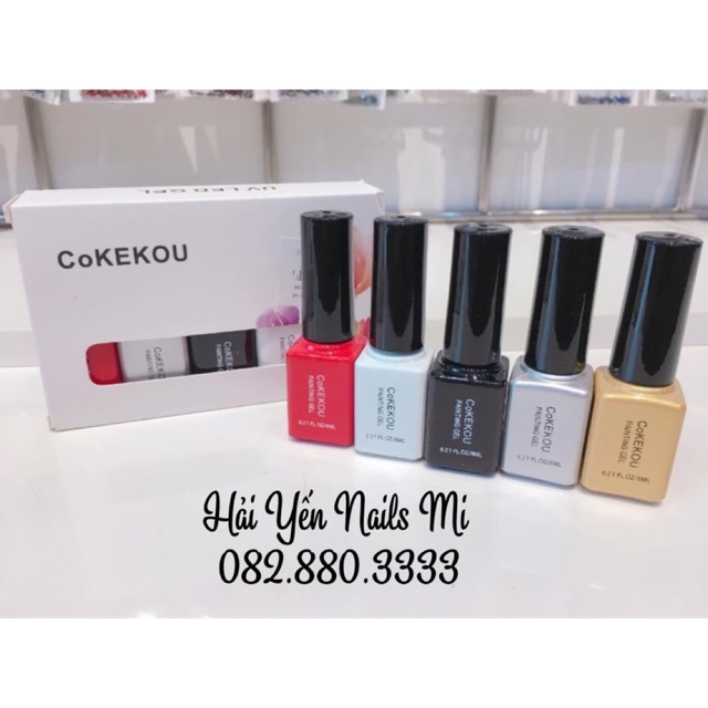 Set gel vẽ Cokekou
