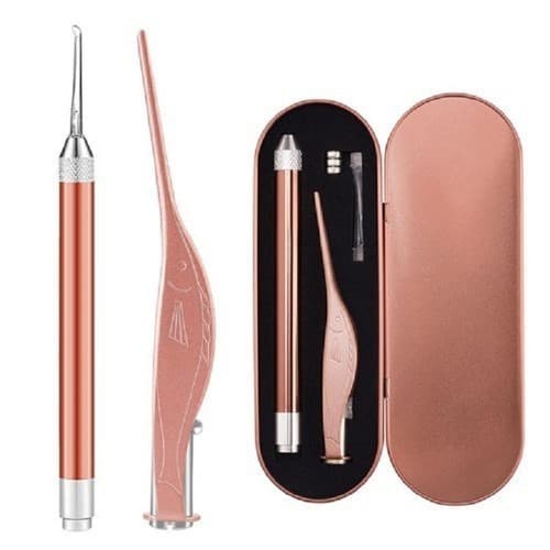 Bộ dụng cụ lấy ráy tai có đèn led siêu sáng cao cấp dành cho bé yêu - dụng cụ không thể thiếu cho mọi gia đình