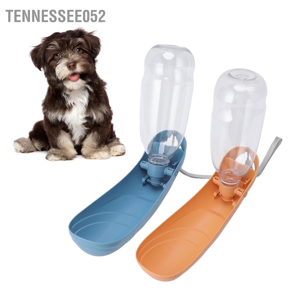 Tennessee052 Bình nước cho chó Gấp di động thú cưng Đi bộ ngoài trời đường dài Du lịch 550ml