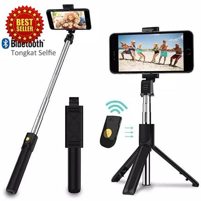 Gậy Chụp Ảnh Tự Sướng Kết Nối Bluetooth Kèm Điều Khiển Từ Xa | BigBuy360 - bigbuy360.vn