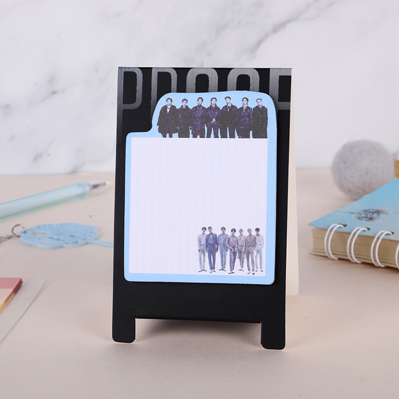 Tập Giấy Ghi Chú In Hình Nhóm Nhạc BTS