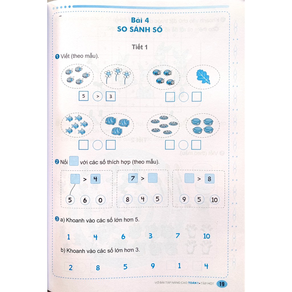 Sách - Vở bài tập nâng cao Toán 1 - tập một