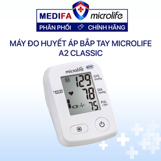 Máy đo huyết áp/ nhịp tim bắp tay Microlife A2 Classic