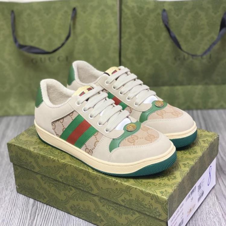 Giày Gucci Sơn tùng xanh hồng cao cấp . Hàng trung xịn