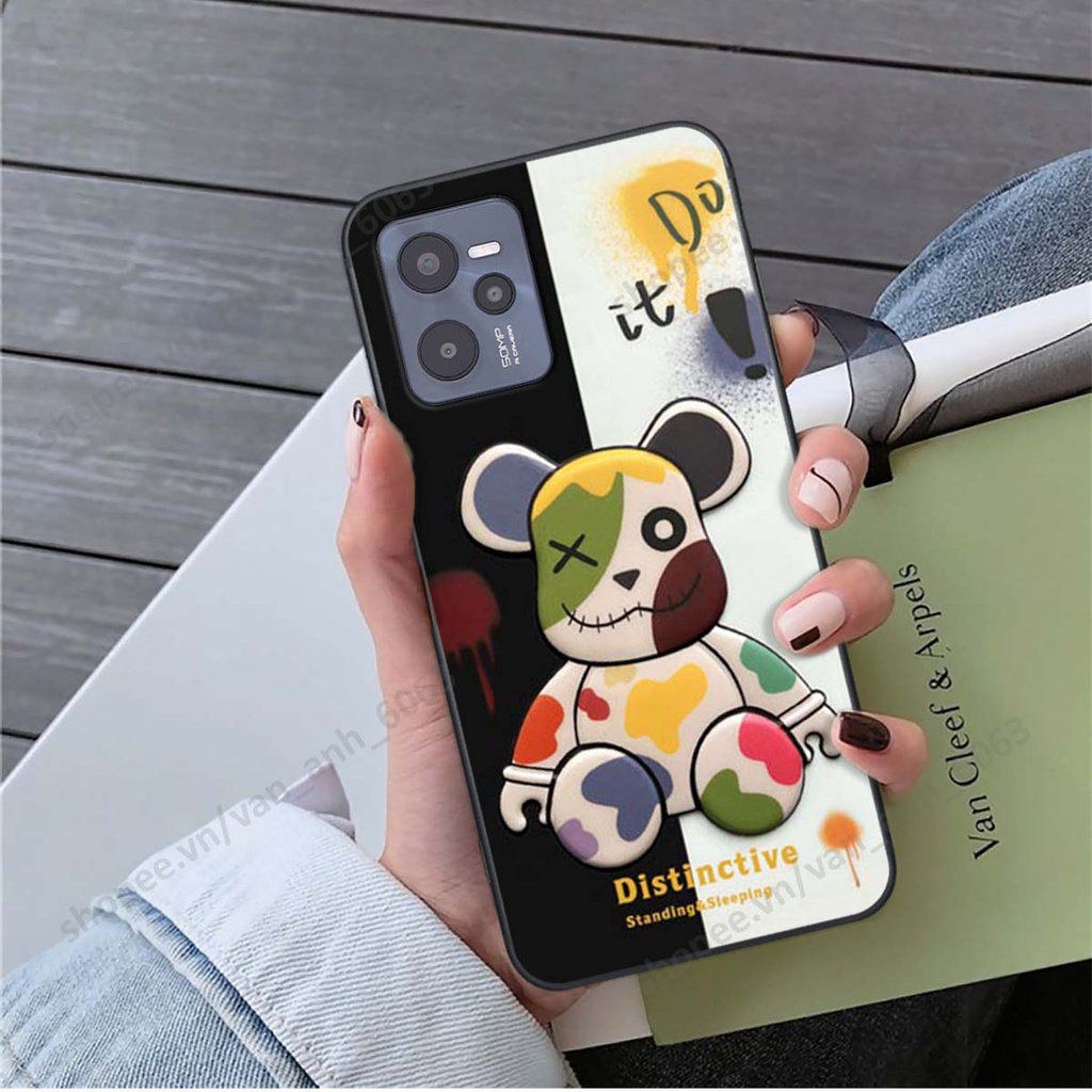 Ốp lưng Realme C35 hình kaws, bear brick, venom thời trang siêu ngầu