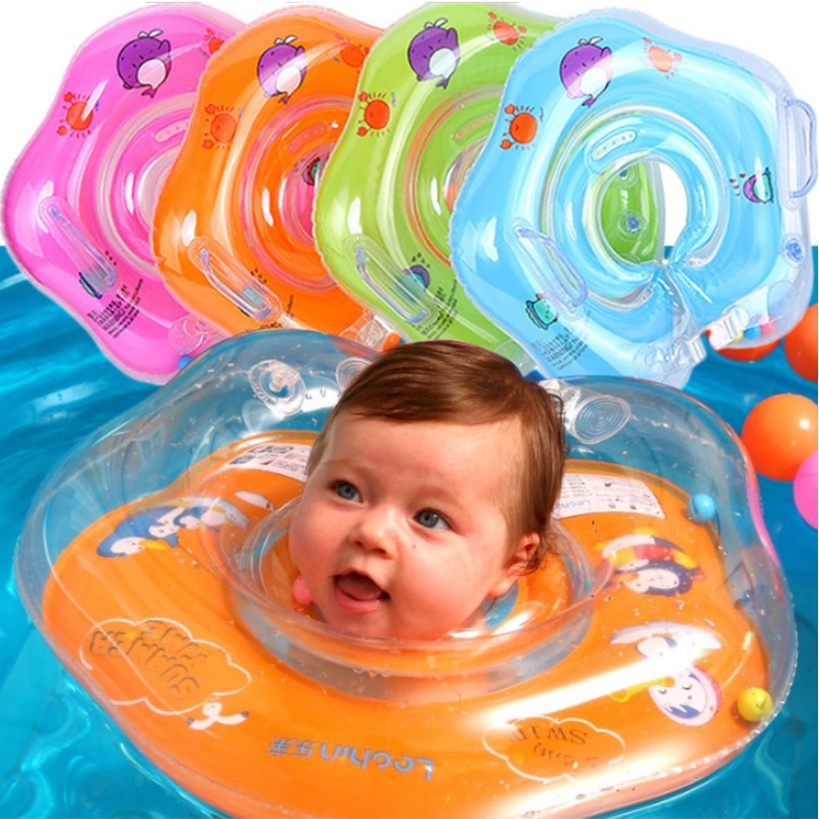 Phao Nâng Cổ Tập Bơi Cho Bé Dưới 2 Tuổi Kiểu Dáng Dễ Thương Nhiều Màu Sắc - Phao Nâng Cổ Giúp Trẻ Giữ Thăng Bằng