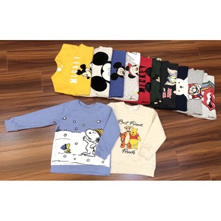 Áo nỉ Mickey H&M sz 4m-4y