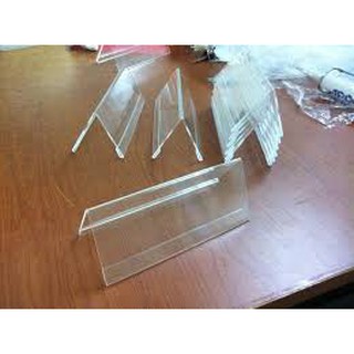 Combo 10 biển mica chức danh  6x10cm