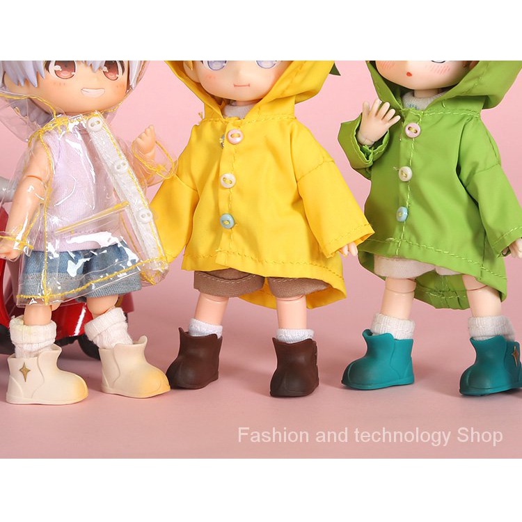 Giày Bốt Đi Mưa Cho Búp Bê ob11 XINGX