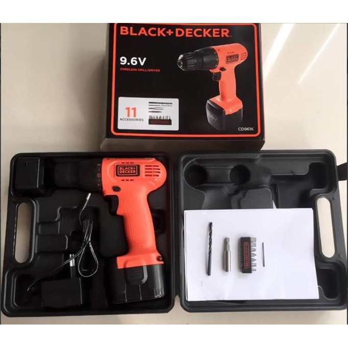 Máy khoan cầm tay 9.6V Black&Decker CD961K-B1