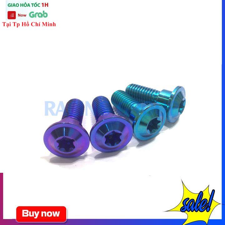 Ốc GR5 8li25 Đầu Dù Mỏng Gắn Đĩa Nhiều Loại Xe Máy ( Giá 1 Con)