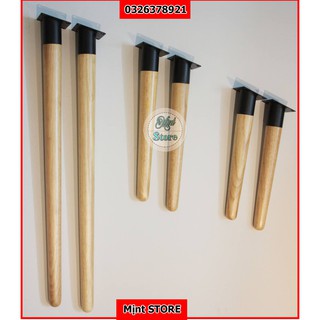 [CHÂN GỖ TIỆN] CHÂN BÀN GỖ TẦN BÌ Mịnt STORE cao cấp tiện CNC kèm đế thép dạng ống