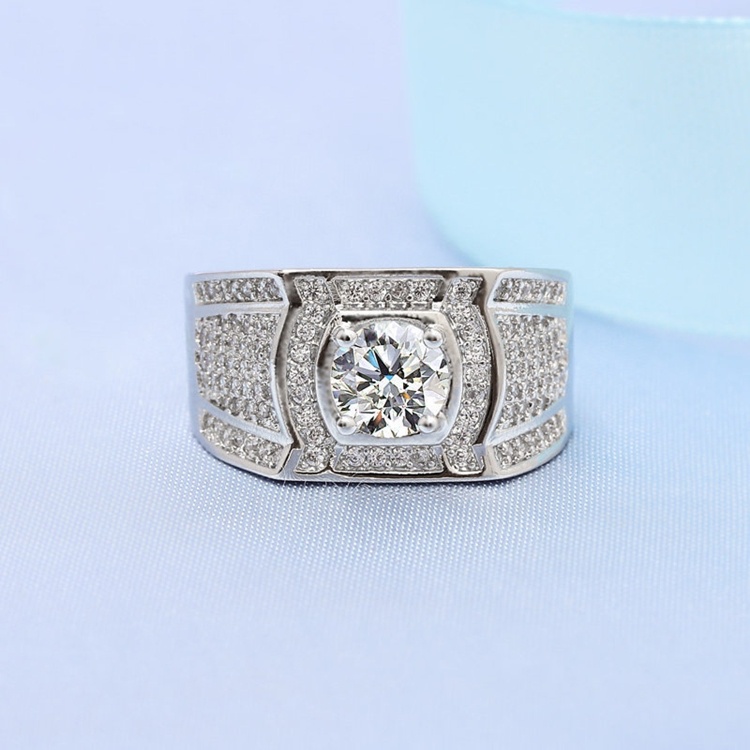Nhẫn thời trang Nam bạc Ý S925 - N72