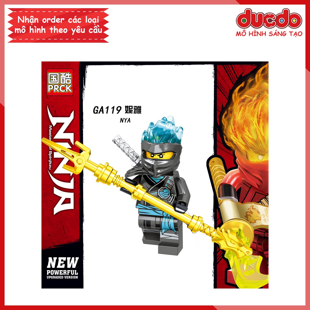 Minifigures các nhân vật Ninjago tuyệt đẹp - Đồ chơi Lắp ghép Xếp hình Mini Mô hình Ninja LeLe GA115-122