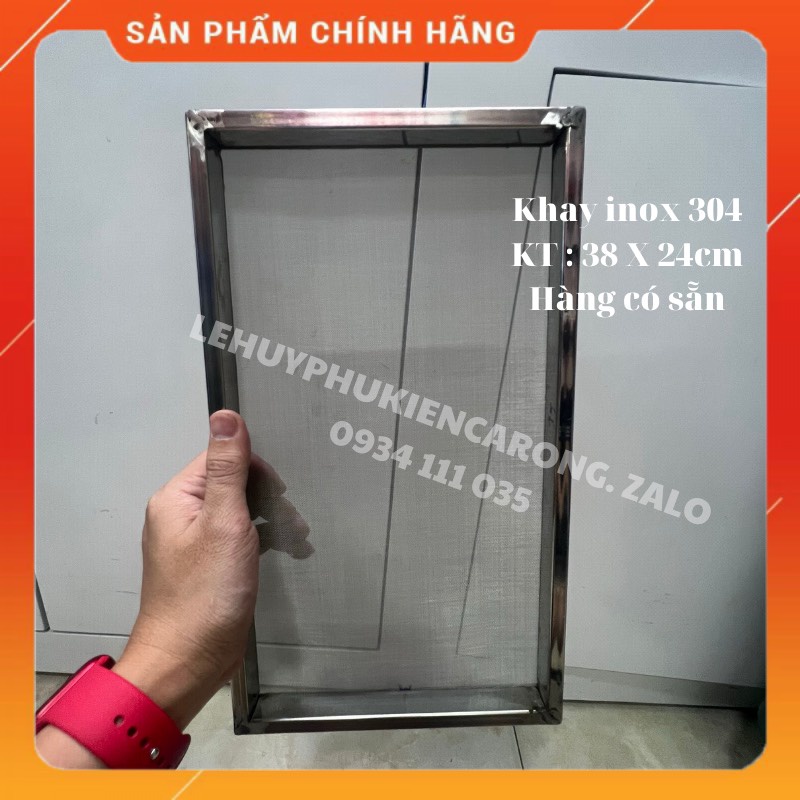 Khay Tách Phân Hồ Cá INOX 304 , Khay Lọc, Tách Cặn Bẩn Kích Thước Làm Theo Yêu Cầu