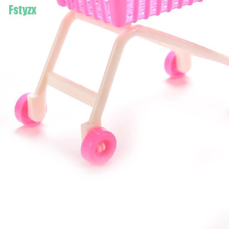 fstyzx 1 X Shopping Cart for Barbie Classic Toys Trolleys for Kids Girls Birthday Gift