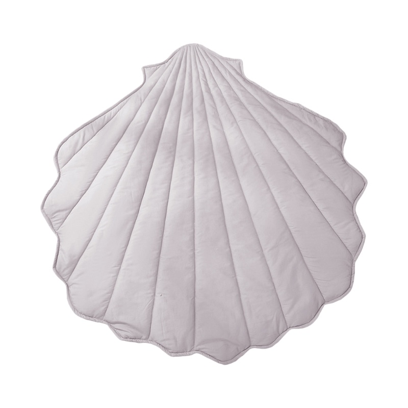 Thảm Bò Chất Liệu Cotton Hình Vỏ Sò Dành Cho Trẻ Sơ Sinh