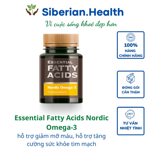 Thực phẩm bảo vệ sức khỏe Essential Fatty Acids Nordic Omega-3 – 30 viên/lọ