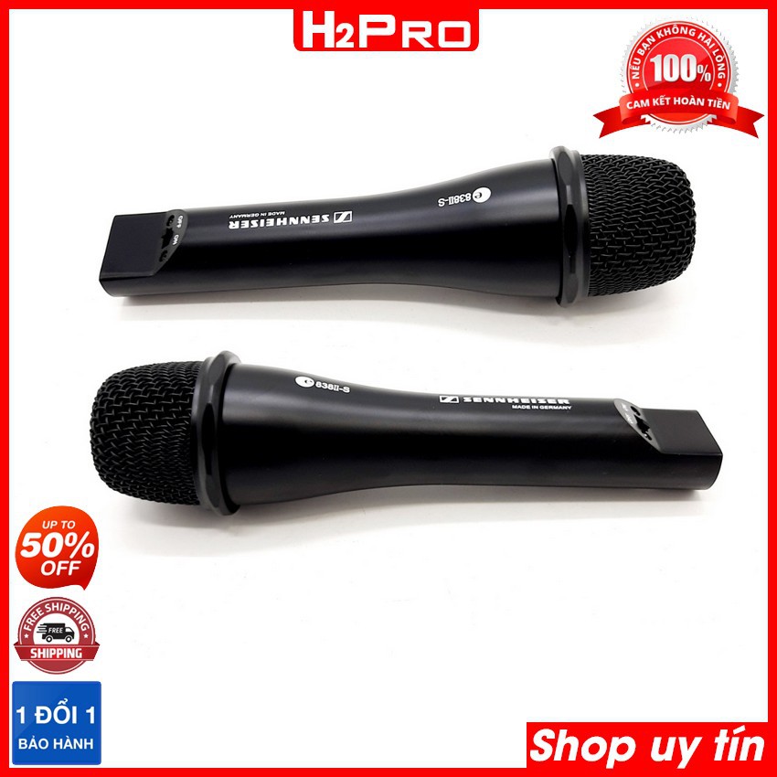 Micro karaoke cao cấp Sennheiser e838II-S hát hay, âm chuẩn, chống hú, micro karaoke có dây cao cấp dây dài 6m