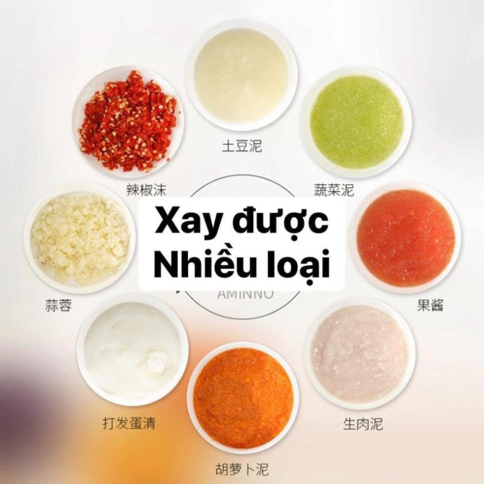 Máy xay tỏi ớt cầm tay đa năng thế hệ mới dụng cụ xay tỏi kéo tay mẫu mới chất liệu nhựa cao cấp an toàn