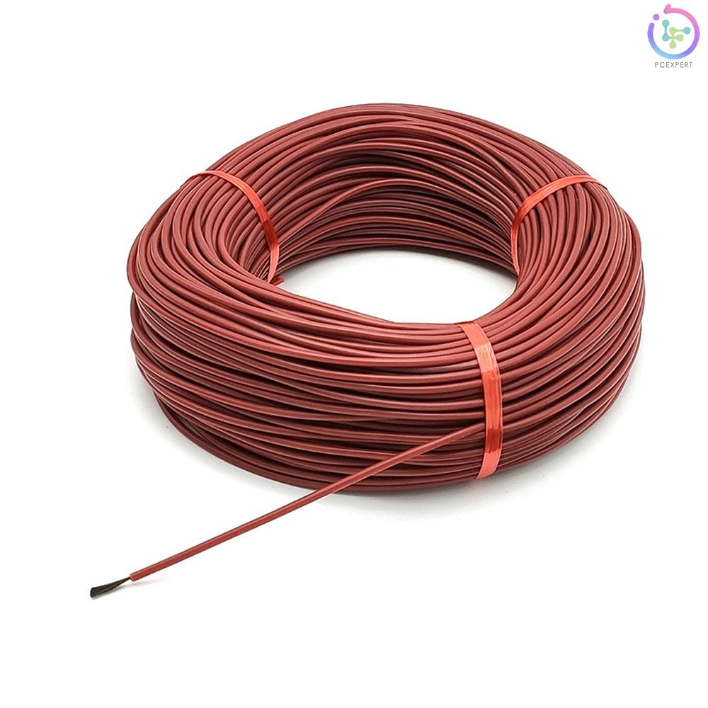 Cuộn Dây Sưởi 200 Sợi Carbon 3Mm 12K 33 Chất Lượng°C Dây Cáp Silicon Cao Su Sưởi Ấm Sàn Chịu Nhiệt Độ Cao