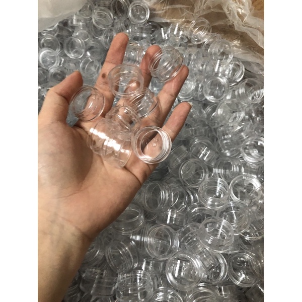 Combo 10 hũ chiết 5gr nhựa - Hũ chiết kem