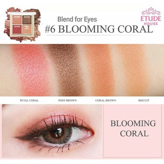 Phấn mắt Etude Blend For Eyes 4 ô