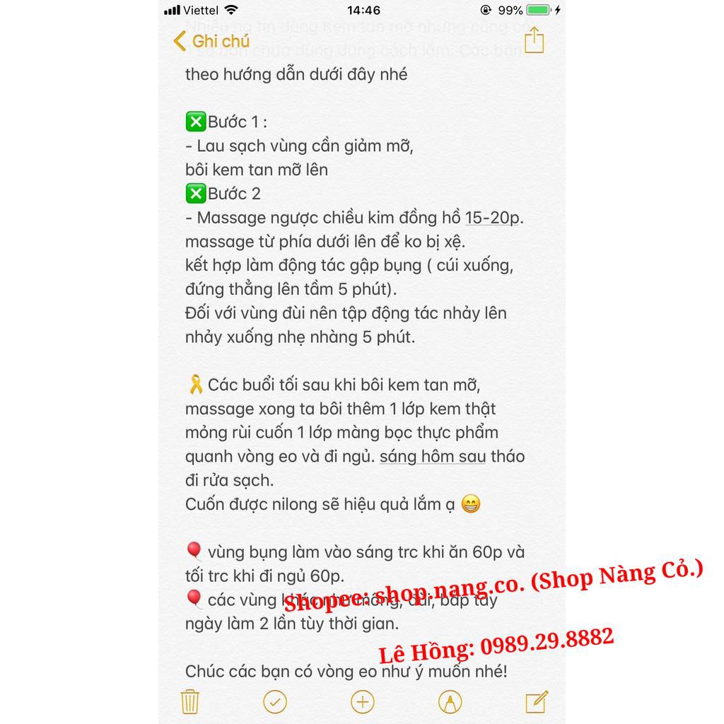 Kem Tan Mỡ Ngân Bình Cao Cấp + Tặng Thước Dây Đo _ Hộp to 150gr _  Tốt