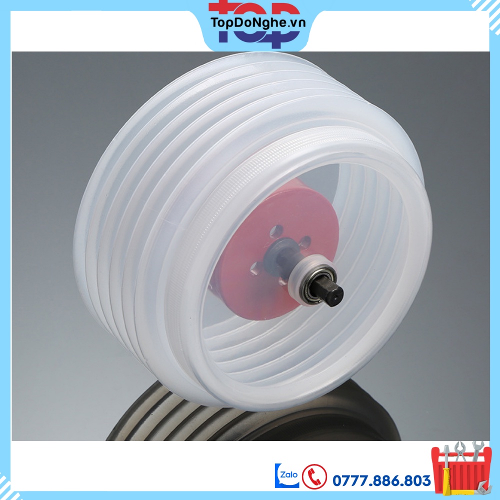 Dụng cụ hứng bụi khoan khoét trần thạch cao máy khoan cỡ lớn 125mmvà 160mm TopDoNghe.Vn