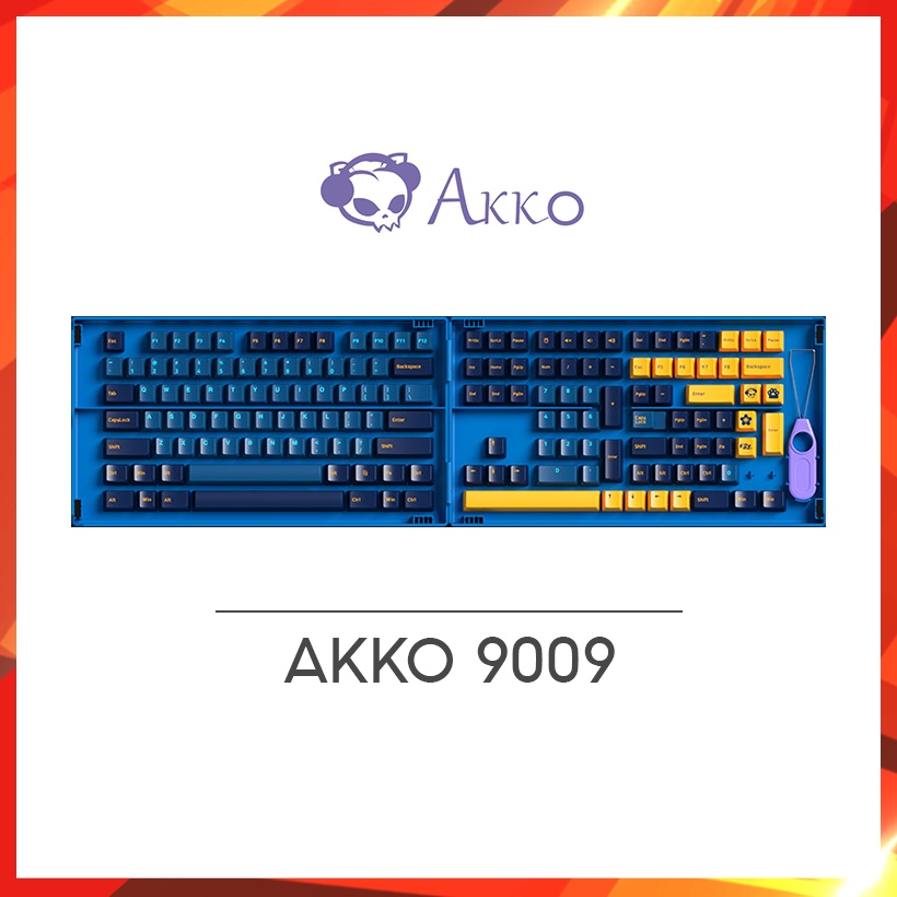 [Mã ELHAMS5 giảm 6% đơn 300K] Set keycap AKKO Macaw (PBT Double-Shot/Cherry profile/157 nút)