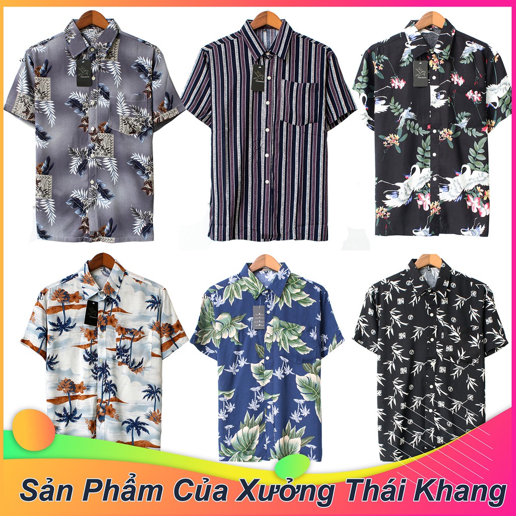 áo sơ mi ngắn tay nam trung niên vải lanh cực mát loại áo sơ mi form rộng rãi thoải mái cho người lớn tuổi OG2 | BigBuy360 - bigbuy360.vn