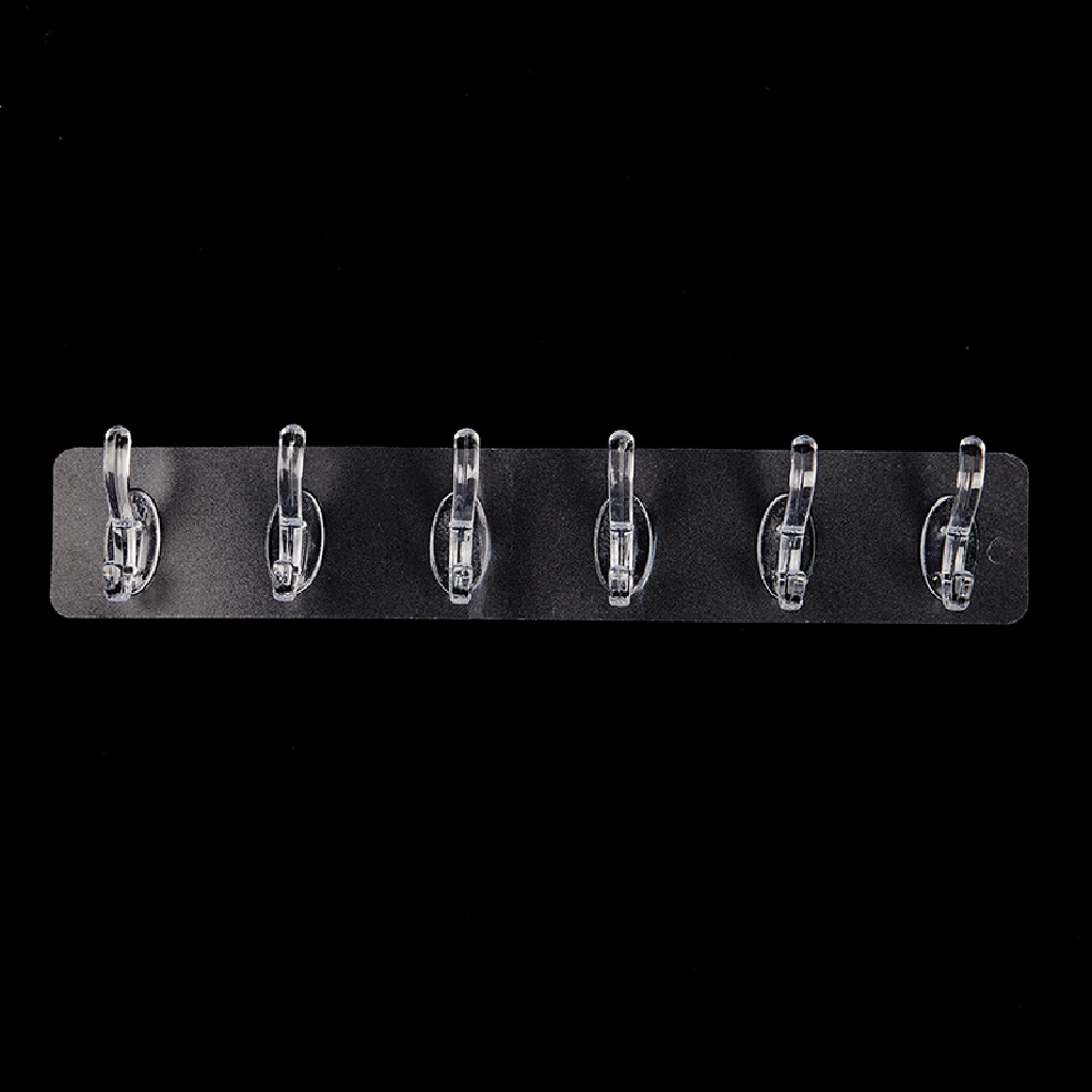 Móc Treo Đồ Gắn Tường Trong Suốt Không Cần Khoan
