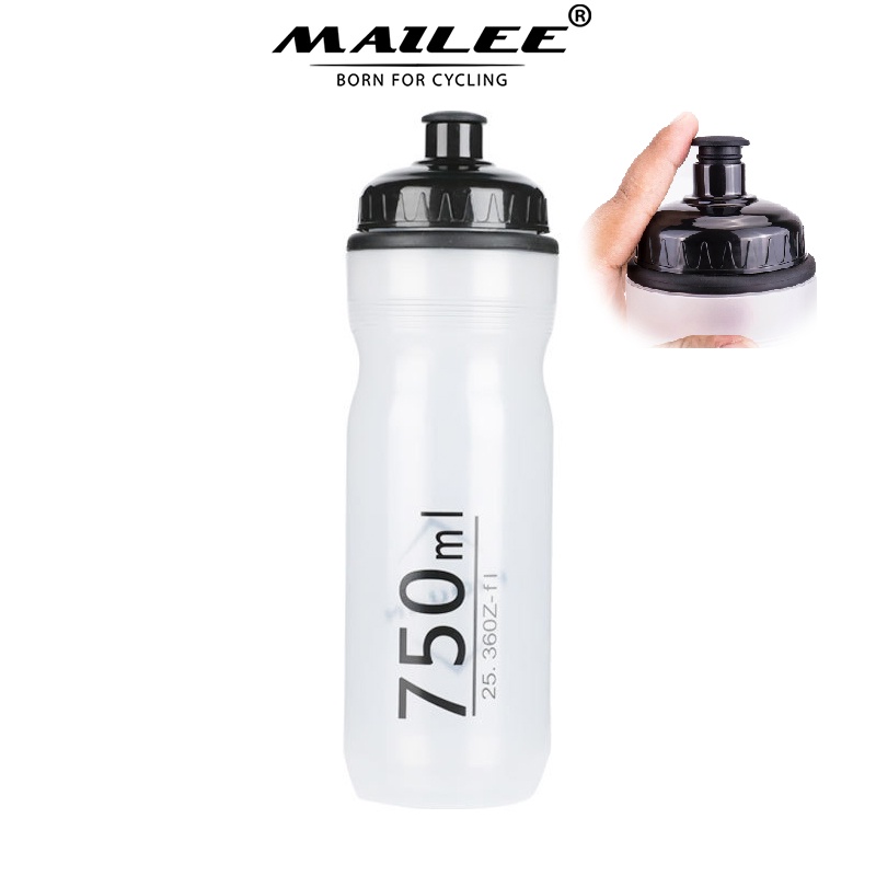 Bình nước nhựa gắn xe đạp hoặc tập thể thao dung tích 750ml an toàn cho cơ thể