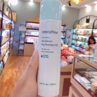 [MẪU 2019] DẦU GỘI ĐẦU KHÔ INNISFREE DON’T WORRY NO SEBUM DRY SHAMPOO