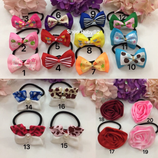 cột tóc handmade cực xinh