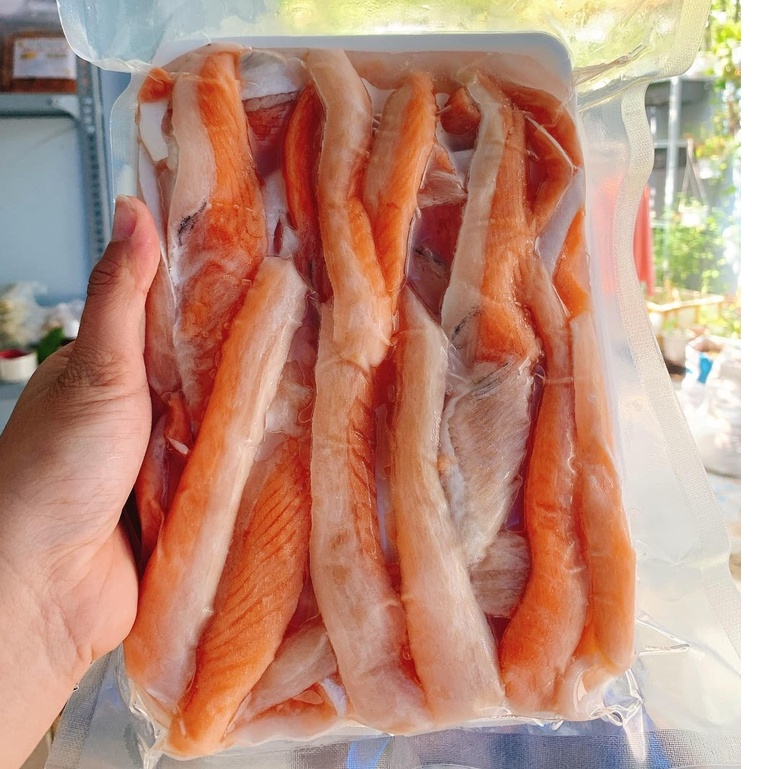 Lườn cá hồi đóng khay 500g Tươi, Sạch