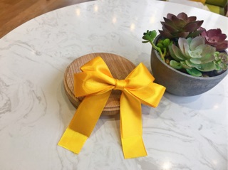 KẸP/CỘT NƠ 4 CÁNH RUY BĂNG LỤA