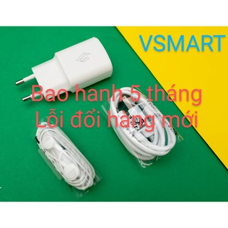VSMART, Adapter, củ sạc nhanh 18W Qualcomm Quick Charge 3.0 Vsmart chính, cáp sạc, tai nghe vinsmart vsmart