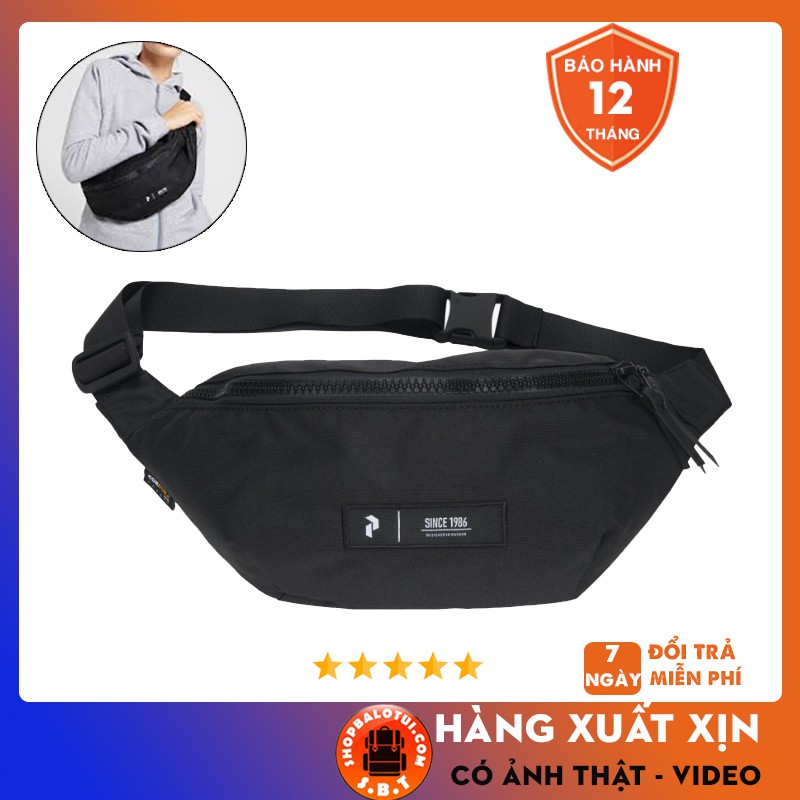 Túi đeo bụng [ HÀNG XUẤT NHẬT ] Túi Peak Performance Sling Bag - Thiết kế thông minh có thể đeo bụng đeo chéo CHỐNG NƯỚC