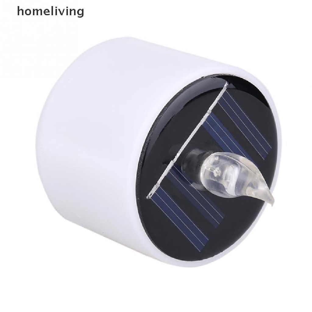 Đèn LED Năng Lượng Mặt Trời Hình Nến Màu Vàng