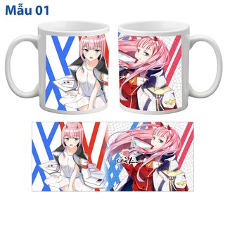 Ly sứ /Cốc sứ  anime Darling in the FranXX ( nhiều mẫu đẹp)
