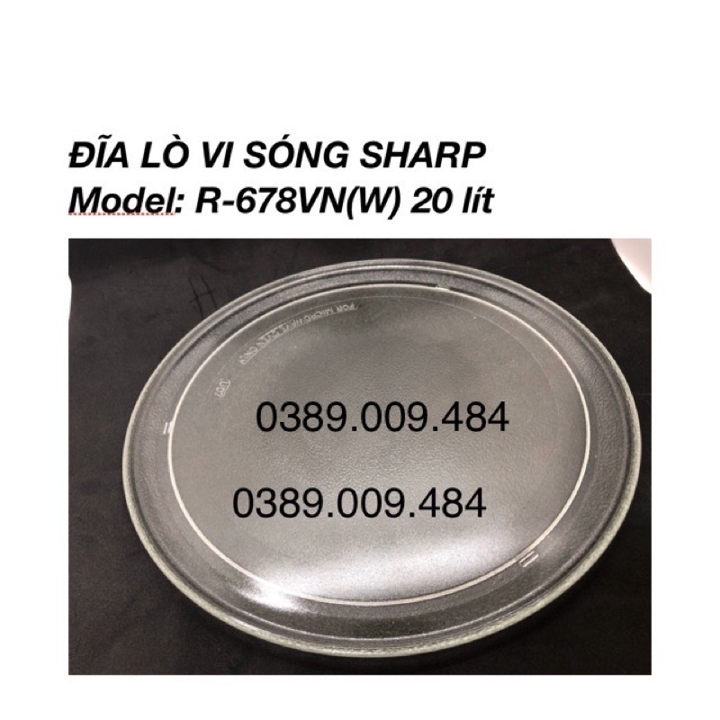 Đĩa lò vi sóng SHARP R-678VN(W) chính hãng